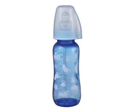 Бебешко шише Trendy Boy PP 250 ml със силиконов биберон за мляко, № 1, MCT 35036