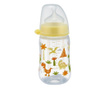 Бебешко шише с широко гърло Unisex PP 260 ml, ортодонтски силиконов биберон, среден поток, 0+ месеца, nip 35040