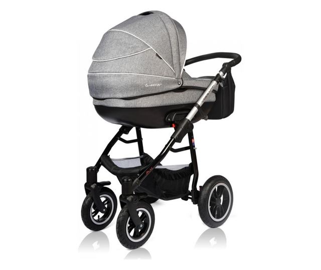 Детска количка MCT Crooner Prestige 2 в 1 - Сива
