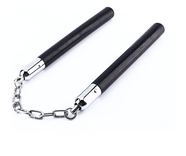 Nunceag set, 31 cm i leptir nož, 22 cm, crni