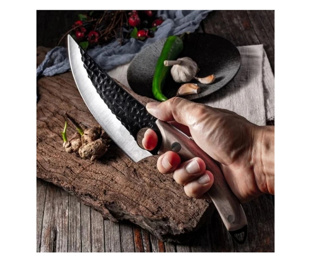 IdeallStore® henteskészlet, két konyhai kés és mágneses tartó, rozsdamentes acél