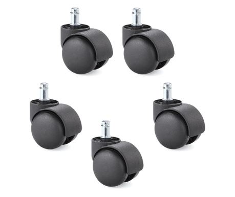 Set PRX04 ARKA CHAIRS stea neagra galben si 5 rotile pentru scaun gaming