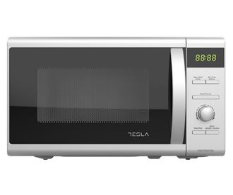 Cuptor cu microunde Tesla MW2060MS, 700W, Grill, 20 litri, Decongelare, Argintiu