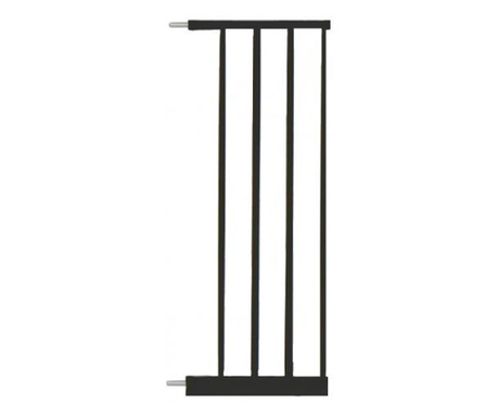 Noma biztonsági kapu hosszabbító, Fém, 29,5 x 3 x 73 cm, Fekete