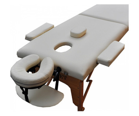Masažna miza Zenet ZET-1042 velikost S bela Zenet