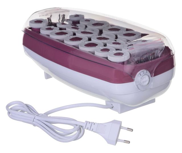 Trusa bigudiuri electrice 20 bucati, Proficare - PC-LW3028, roz