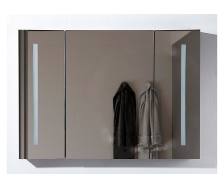 Шкаф с огледало и LED осветление ANTINOLLI KSV-6064-980x130x700 мм