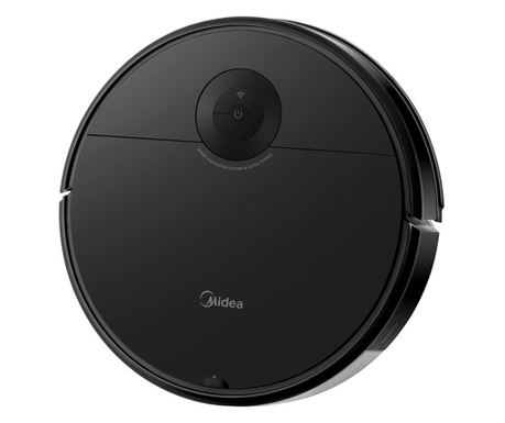 Aspirator robot Midea I5C, 2600 mAh, Autonomie pana la 120 minute, Wi-Fi, filtru HEPA, 0,450 ml, Negru