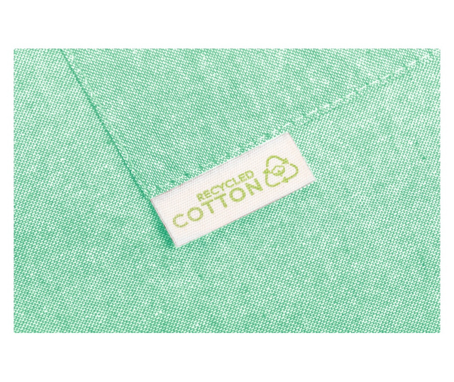 Готварска престилка Blent, 65×90см, памук, преден джоб, Зелен