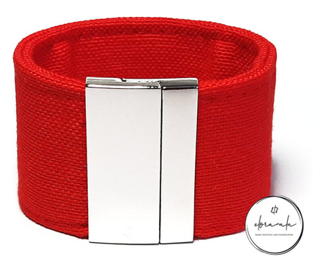 Комплект пръстени за салфетки с магнитно закопчаване Red Basic EloraVala, 4 броя