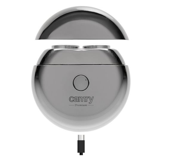 Mini aparat de rasi Camry CR 2938, functionare 35 min, 250 mAh, wireless, argintiu