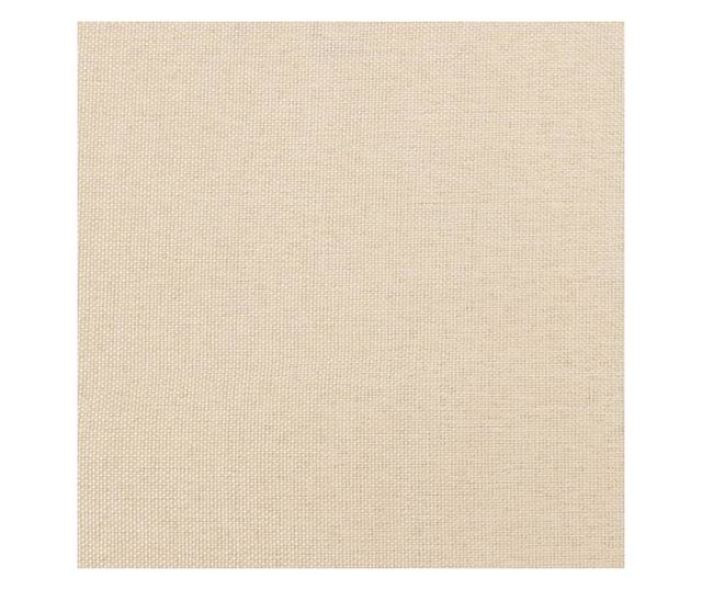 Боксспринг легло с матрак, крем, 80x200 см, текстил