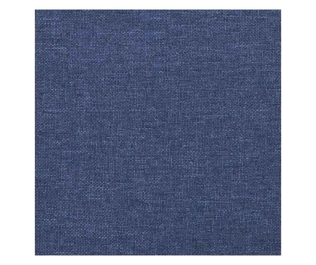 Боксспринг легло с матрак, синьо, 140x200 см, плат - 9