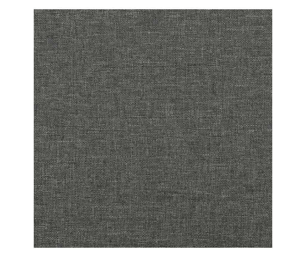 sötétszürke szövet pad 70 x 30 x 30 cm - 7