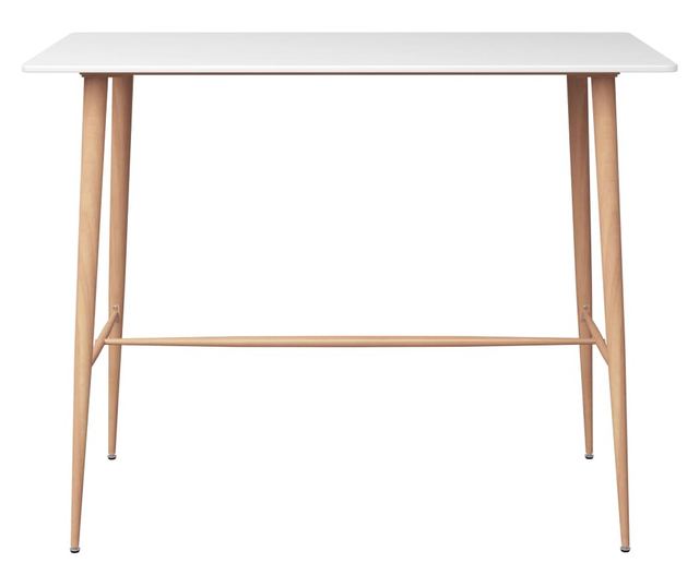 Мебели за бар, 3 части, бели