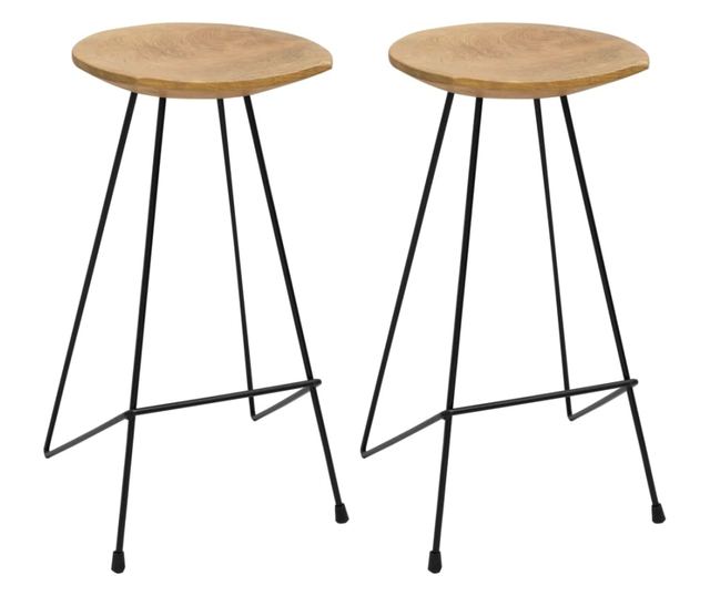 Мебели за бар, 3 части, бели