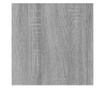 Сгъваема стенна маса сив сонома 100x60x56 см инженерно дърво