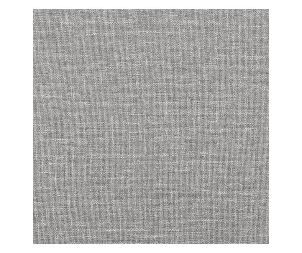 világosszürke szövet pad 100 x 30 x 30 cm - 9