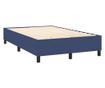Боксспринг легло с матрак, синьо, 120x200 см, текстил thumbnail 4