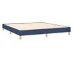 Боксспринг легло с матрак, синьо, 180x200 см, текстил thumbnail 4