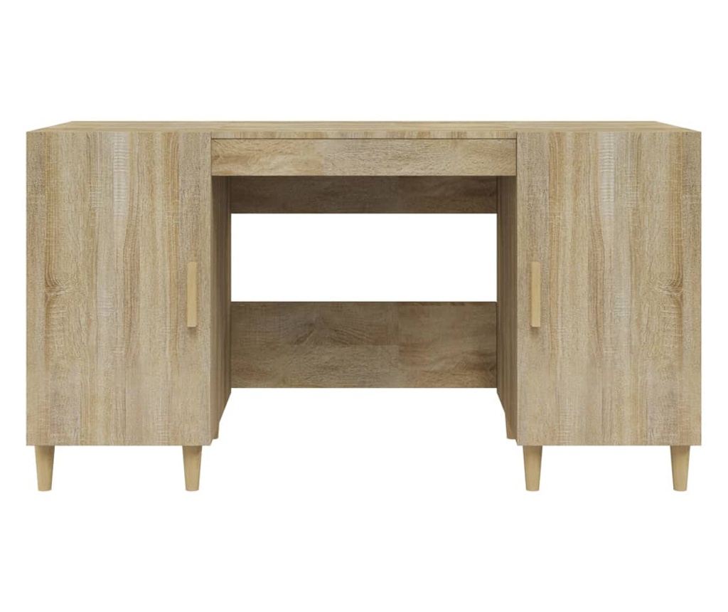 Γραφείο Sonoma Oak, 140x50x75 εκ., Σύνθετο Ξύλο - 7