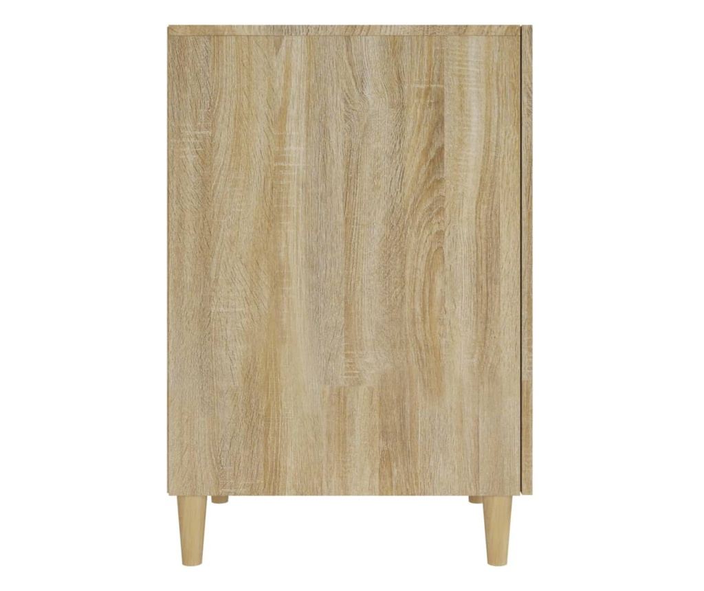 Γραφείο Sonoma Oak, 140x50x75 εκ., Σύνθετο Ξύλο - 8