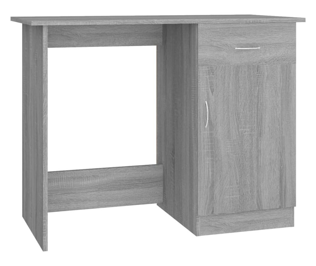 Γραφείο, Sonoma Gray, 100x50x76 εκ., Ξύλο Μοριοσανίδας - 2
