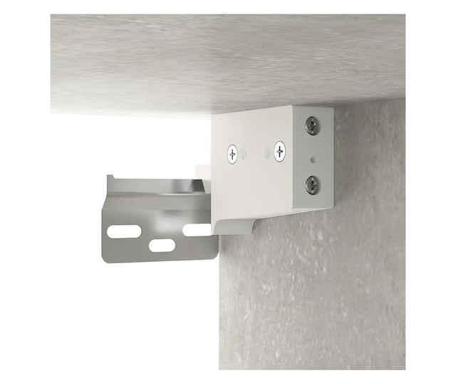 Omarice, 2 kosi, siva sonoma, 100x36,5x35 cm, les