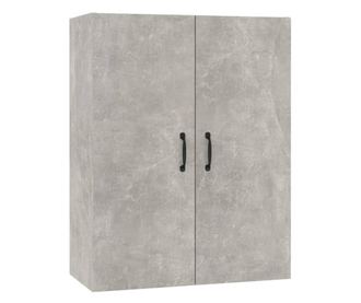 betonszürke szerelt fa függőszekrény 69,5 x 34 x 90 cm