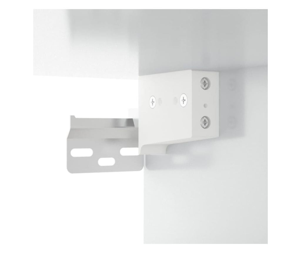 TV omarica, 6 kosov, sijajno bela, iverna plošča - 8