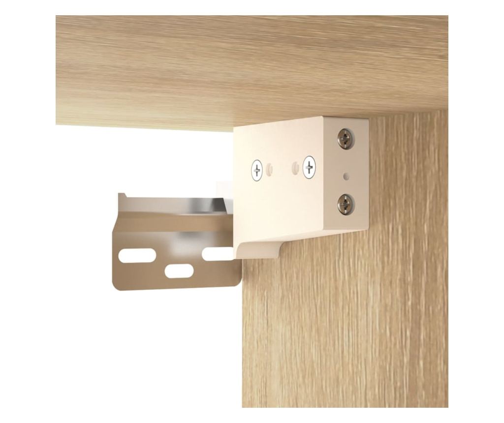 Stenske omarice, 2 kosa, sonoma hrast, 100x36,5x35 cm, les - 6