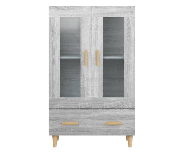 Dulap înalt, gri sonoma, 70x31x115 cm, lemn compozit