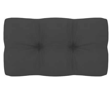 Pernă pentru canapea din paleți, antracit, 70 x 40 x 12 cm