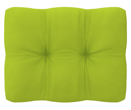 Jastuk za palete jarkozeleni 50 x 40 x 12 cm od tkanine