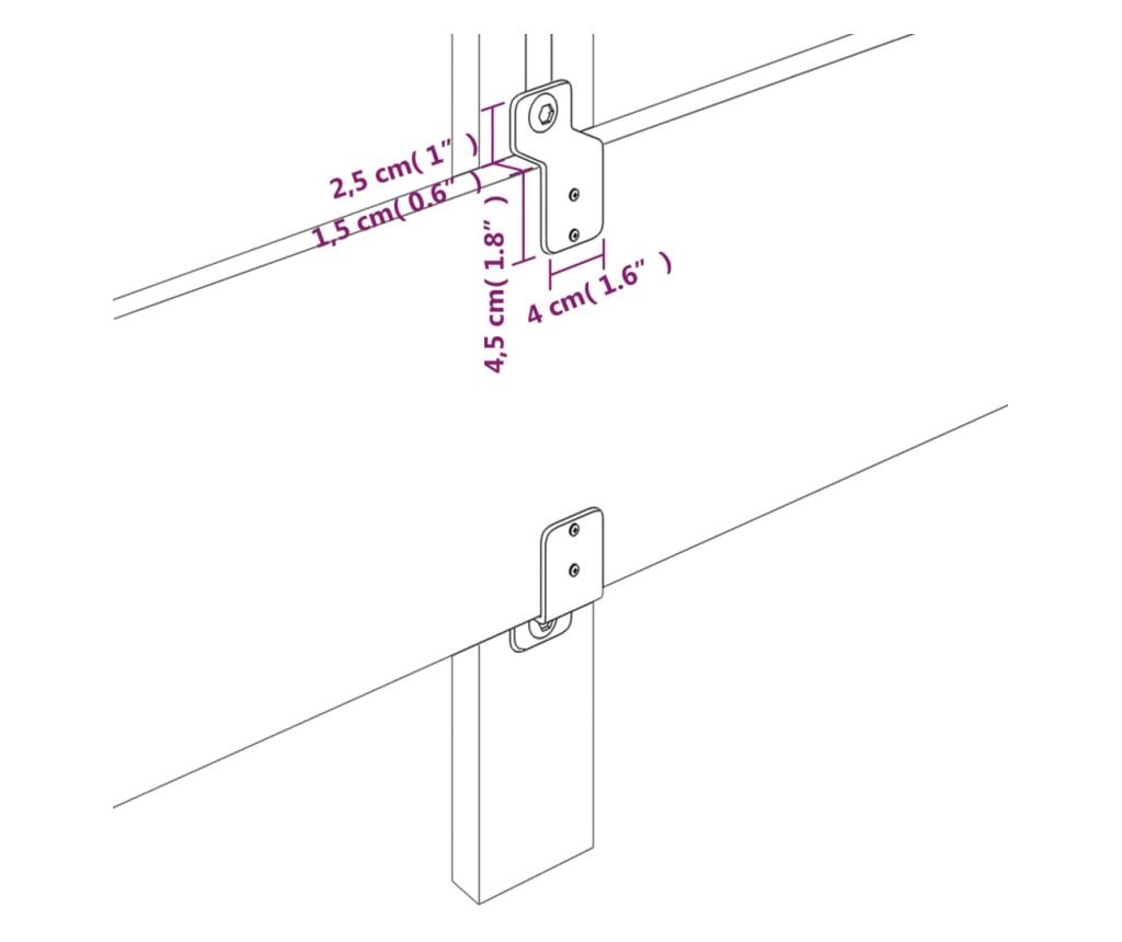 Boxspring krevet s madracem, plavi, 160x200cm, tkanina - 11