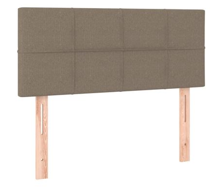 Posteljno vzglavje taupe 90x5x78/88 cm blago 