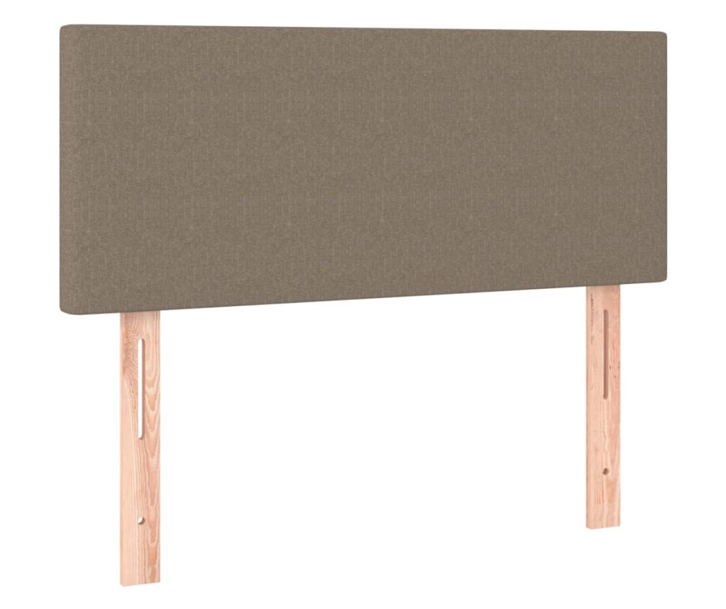 Боксспринг легло с матрак, тъмносиво, 100x200 см, текстил - 6