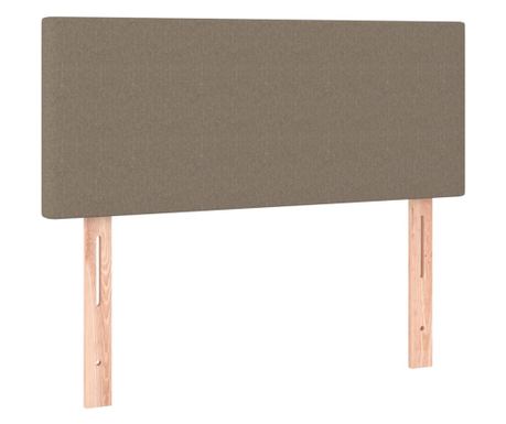 Posteljno vzglavje taupe 100x5x78/88 cm blago 