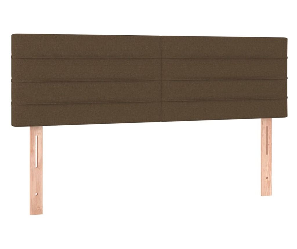 Boxspringová postel s matrací, tmavě hnědá, 140x200 cm, textil - 6