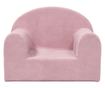 Otroška kavč, roza, mehak pliš thumbnail 3