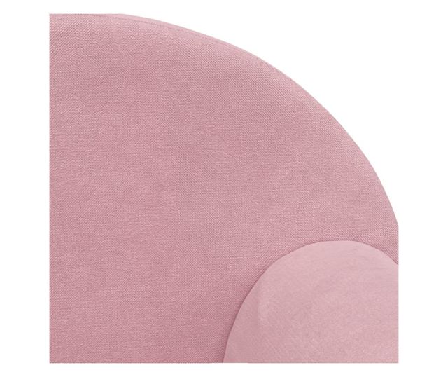 Otroški kavč, roza, mehek pliš