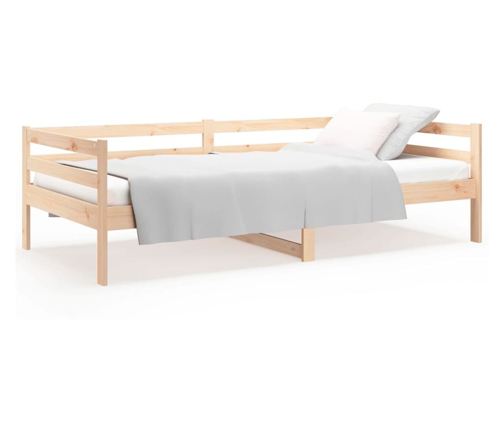 Дневно легло, 80x200 см, Масивна борова дървесина - 2