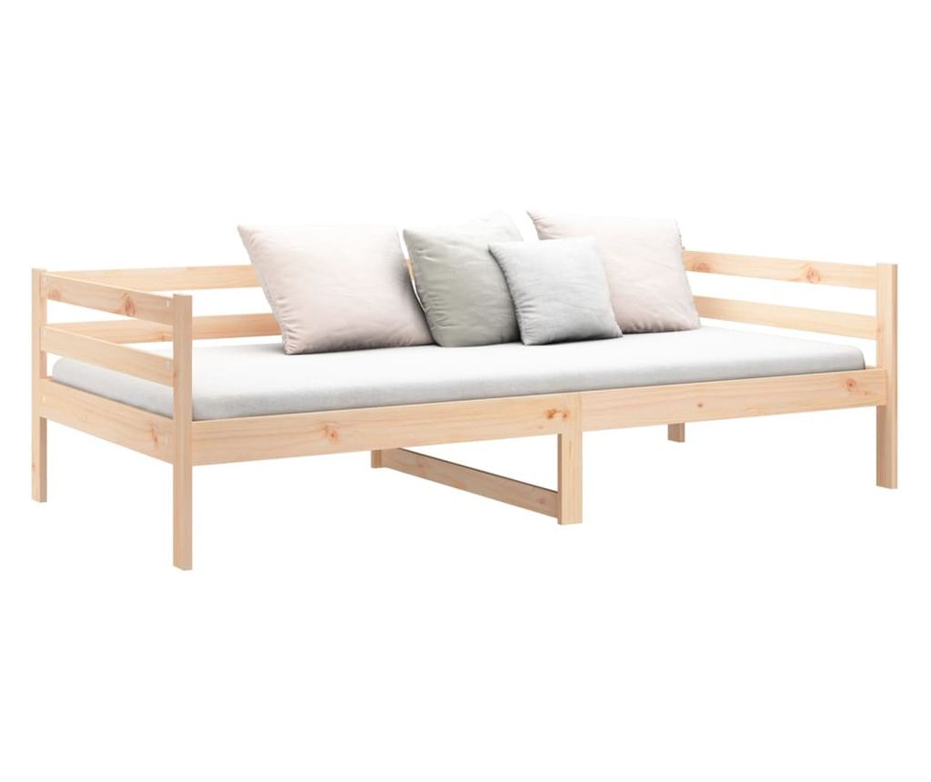 Дневно легло, 80x200 см, Масивна борова дървесина - 6