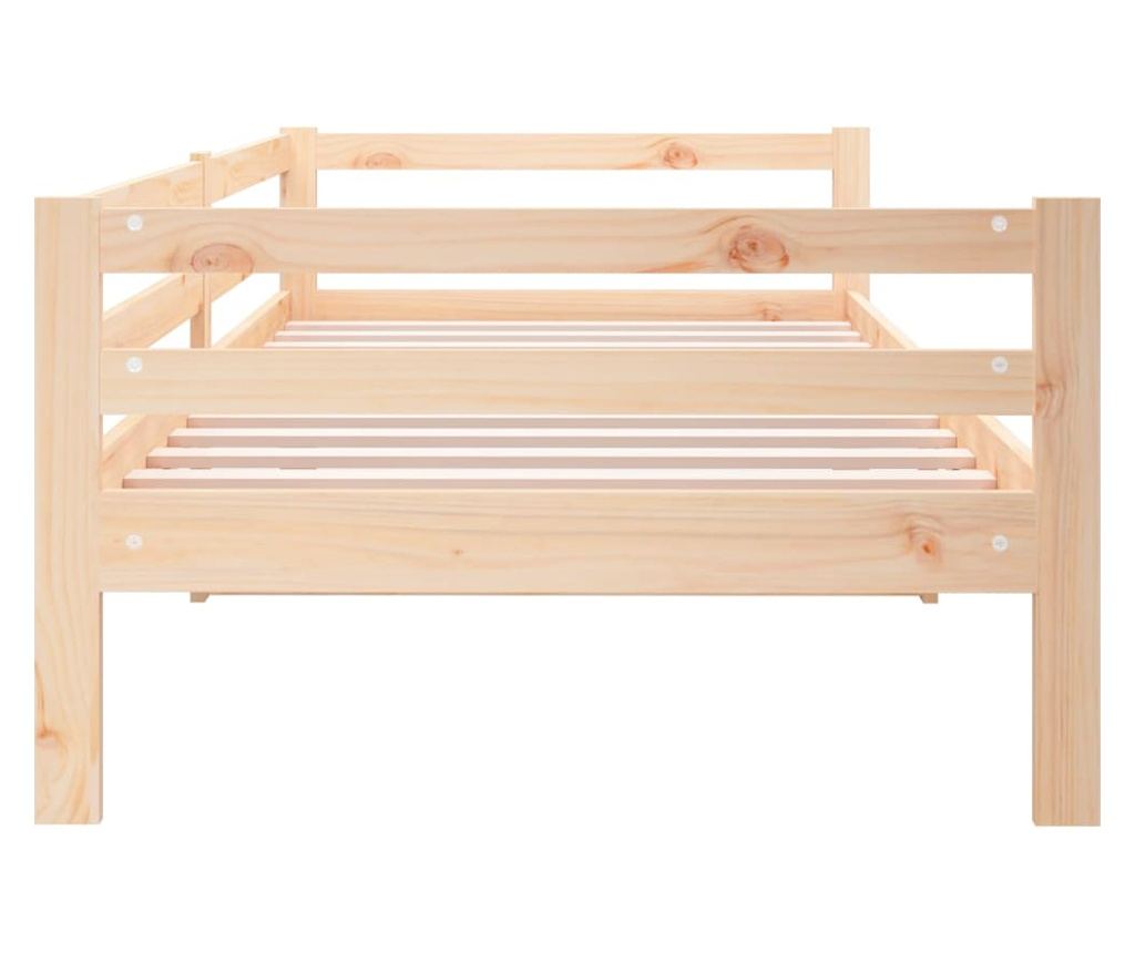 Дневно легло, 80x200 см, Масивна борова дървесина - 9