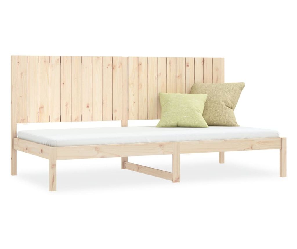 Дневно легло, 90x200 см, масивна борова дървесина - 2