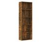 Βιβλιοθήκη 5 Επιπέδων Καπνιστός Δρυς 60x30x189 cm από Επεξεργασμένο Ξύλο thumbnail 2