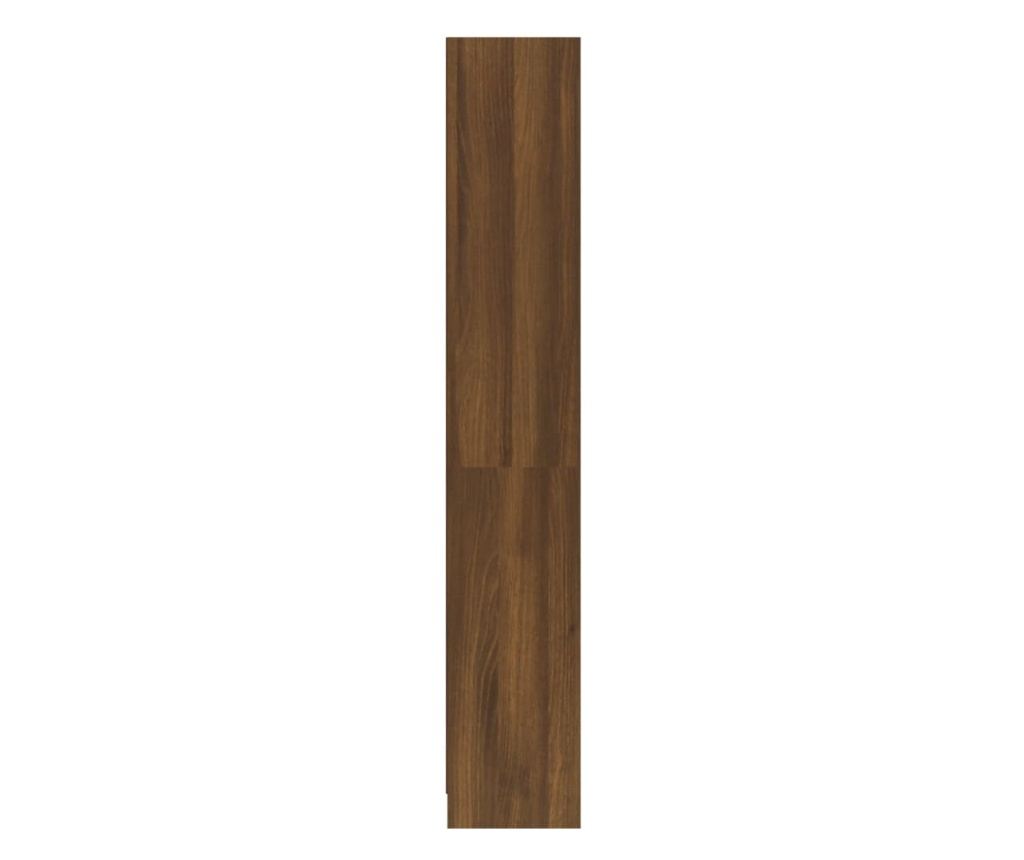 Βιβλιοθήκη 4 Επιπέδων σε Καφέ Δρυς 60x24x142 εκ. από Σύνθετη Ξυλεία - 5