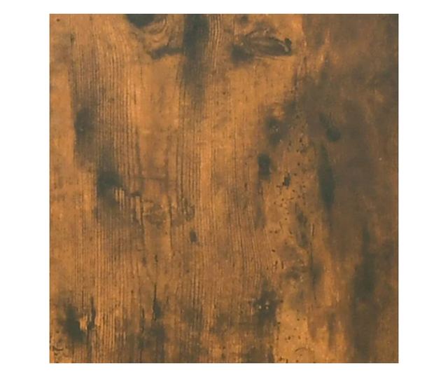 füstös tölgyszínű szerelt fa könyvszekrény 82,5x30,5x150 cm