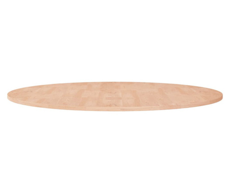 kerek kezeletlen tömör tölgyfa asztallap Ø90 x 1,5 cm
