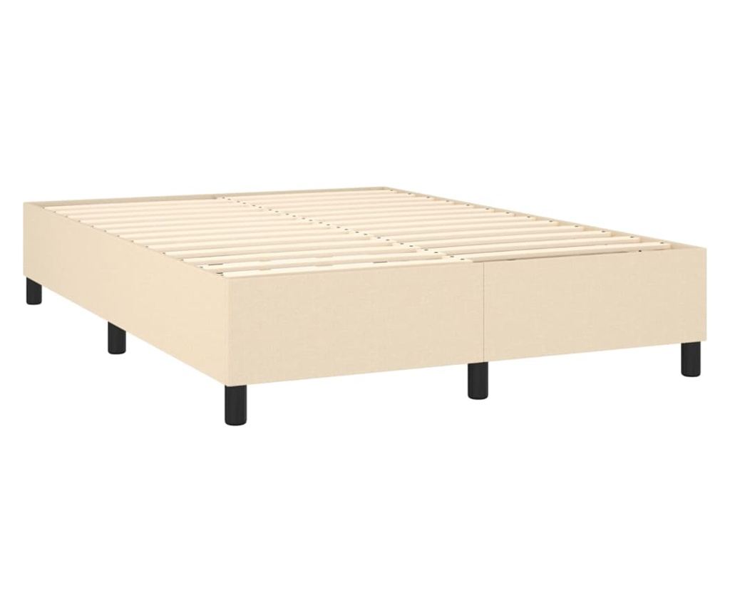 Боксспринг легло с матрак, кремаво, 140x200 см, плат - 5